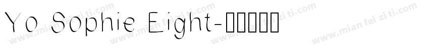Yo Sophie Eight字体转换